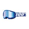 100% Strata 2 Jr. Goggle Blue - Mirror Blue